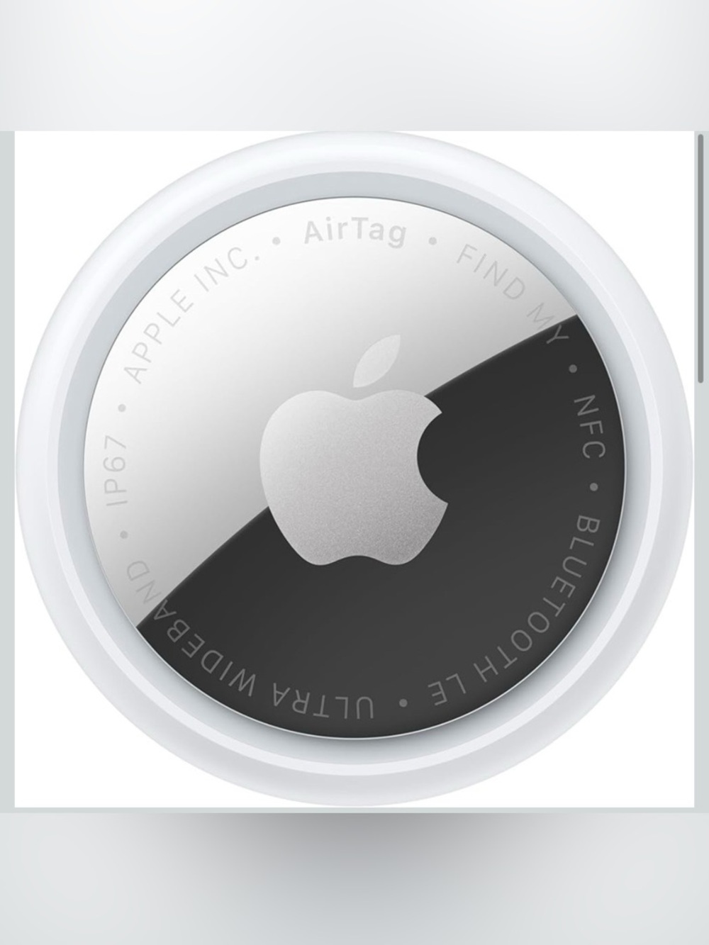 Apple iPhone Display Showing Green Precision Finding Screen